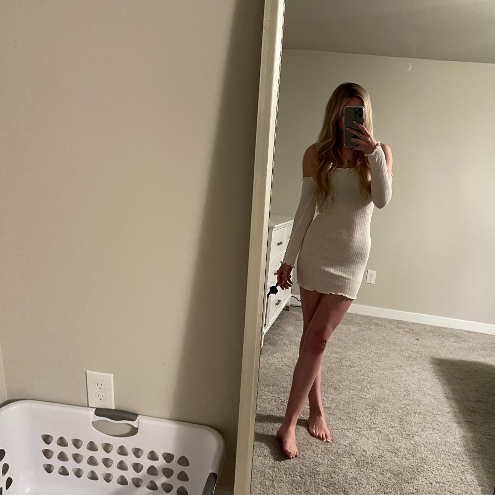 White Off the Shoulder Dress
